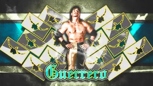 Exceptional Fan-art Poster Of Wwe Legend Eddie Guerrero Wallpaper