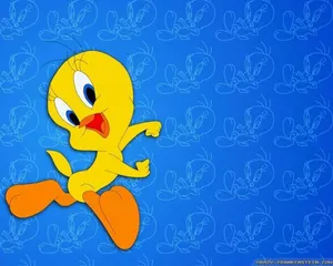 Excited Tweety Bird Wallpaper