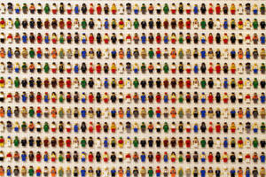 Exciting Collection Of Lego Minifigures Wallpaper