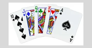 Exciting Euchre Game With A Full Spread Of Playing Cards Wallpaper