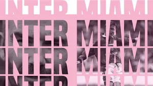 Exciting Inter Miami Fc Typography Art Wallpaper