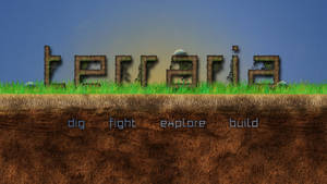 Exciting Terraria Game Action - Dig, Fight, Explore, Build! Wallpaper
