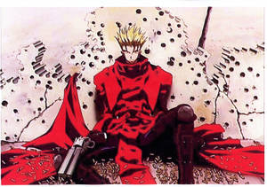 Exhausted Vash The Stampede Trigun Wallpaper