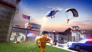 Exhilarating Jailbreak Scene From Cool Roblox Wallpaper