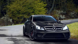 Experience Luxurious Driving With Mercedes Benz Car Wallpaper