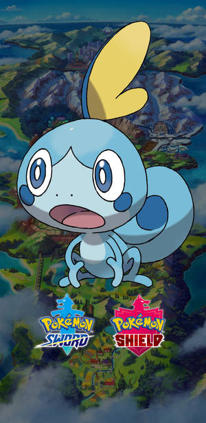 Experience The Adventure With Sobble In Pokemon Sword And Shield Wallpaper