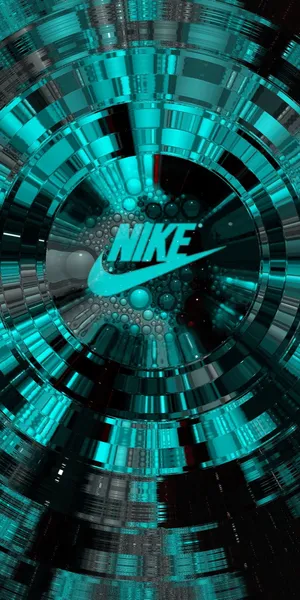 Experience The Energy With Blue Nike Wallpaper