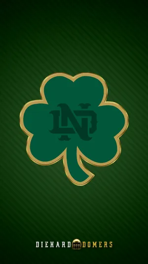 Experience The Excitement Of Notre Dame Football Wallpaper