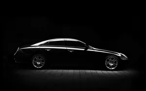 Experience The Luxury Of Mercedes In Black Wallpaper