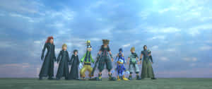 Experience The Magic Of Kingdom Hearts With Aqua Wallpaper
