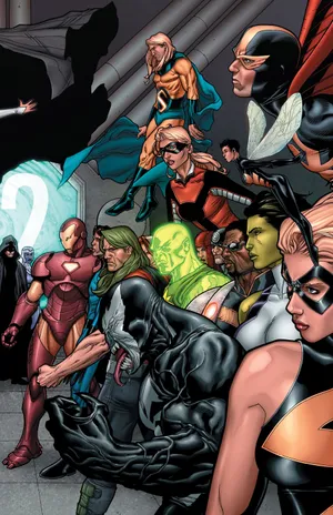 Experience The Power Of Marvel's Android! Wallpaper