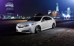 “experience The Sleek And Modern Style Of The Acura Tlx.” Wallpaper