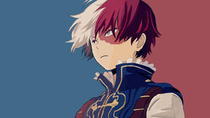 Experience The Thrill Of Heroism With Todoroki Shouto Wallpaper