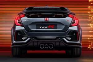 Experience The Thrill Of The Road With Honda Civic Type R Wallpaper