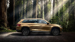 Experience True Luxury And Sophistication With The Skoda Kodiaq Wallpaper