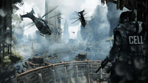Explore A Massive Nanodome City In Crysis 3 Wallpaper