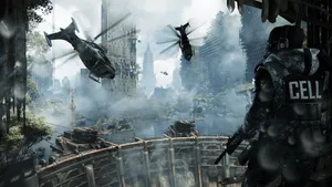 Explore A Massive Nanodome City In Crysis 3 Wallpaper