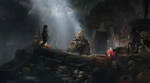 Explore Hidden Tombs And Hunt For Secrets In The Epic Adventure Of Shadow Of The Tomb Raider Wallpaper