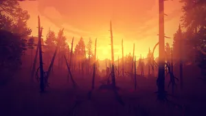 Explore The Aftermath Of A Fire, In The Visually Stunning Game Firewatch Wallpaper