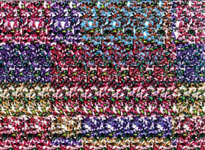 Explore The Colorful Expanse Of This Vibrant Cartoon Landscape! Wallpaper