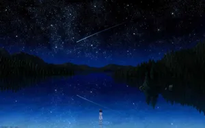 Explore The Dark Animescape Wallpaper