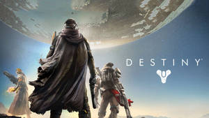 Explore The Destiny Universe With Class Players Wallpaper