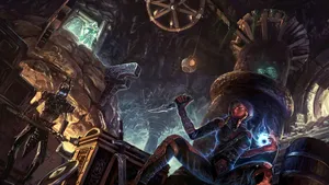 Explore The Dragon-ridden Land Of Skyrim Wallpaper