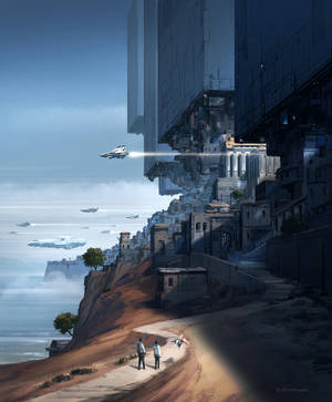 Explore The Futurstic City Of Dreams. Wallpaper