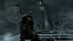 Explore The Magic Of Skyrim With A Stunning 2560 X 1440 Wallpaper Wallpaper