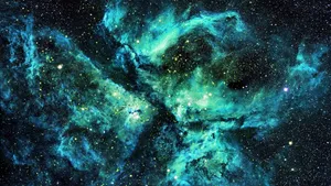 Explore The Twisting Clouds Of The Space Nebula Wallpaper