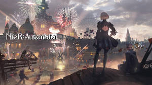 Explore The Vibrant World Of Nier Automata. Wallpaper