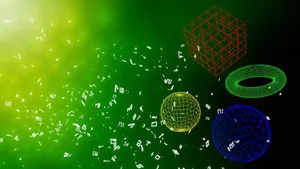 Explore The Wonders Of Mathematics With These Beautiful Geometric Shapes Wallpaper