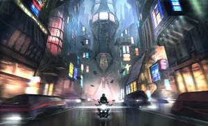Exploring Tokyo’s Cyberpunk Vision Wallpaper