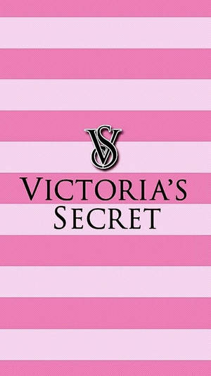 Exquisite Victoria's Secret Pink Stripes Collection Wallpaper