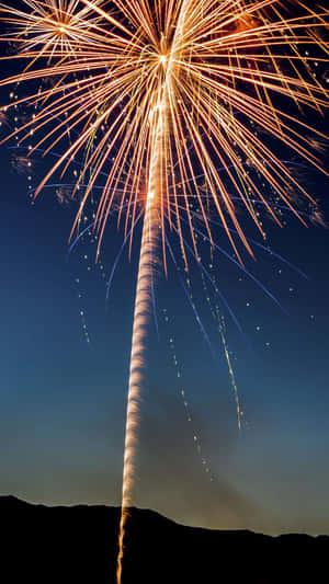 Extravagant Firework Holiday Iphone Wallpaper