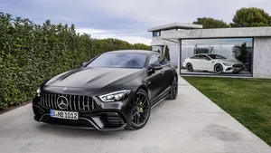 Exuding Power And Class: The Stunning Mercedes Amg In 4k Wallpaper