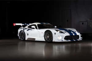 Eye-catching Dodge Viper Characterized By Sleek Design Wallpaper