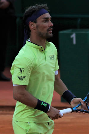 Fabio Fognini Neon Green Outfit Wallpaper