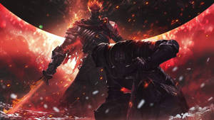 Face Off Between The Ashen One And The Soul Of Cinder Wallpaper