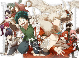 Face The Challenges Of Becoming The Greatest Hero With Mha Wallpaper