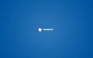 Facebook Thumbs Down Backward Text Wallpaper