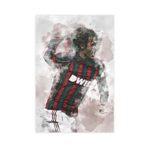 Faded Graphic Paolo Maldini Wallpaper