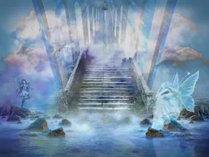 Fairies Stairway To Heaven Wallpaper