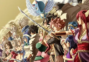 Fairy Tail Aesthetic Battle Ready Wallpaper