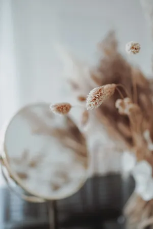 Fake Beige Grass Wallpaper