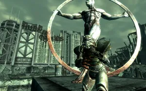 Fallout Universe Hubris Comics Statue Wallpaper