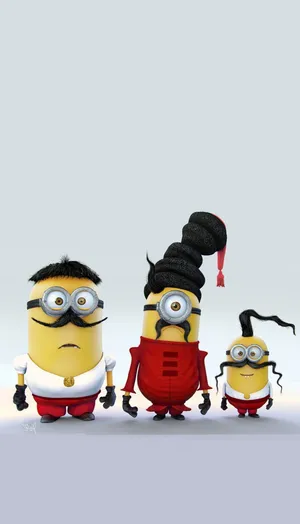 Family Mustache Despicable Me Minion Iphone Wallpaper