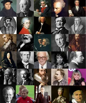 Famous German Collage Wallpaper