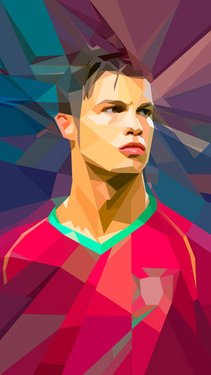 Fan Art Of Cristiano Ronaldo Iphone Wallpaper