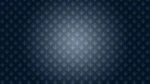 Fancy Blue Fleur De Lis Desktop Wallpaper